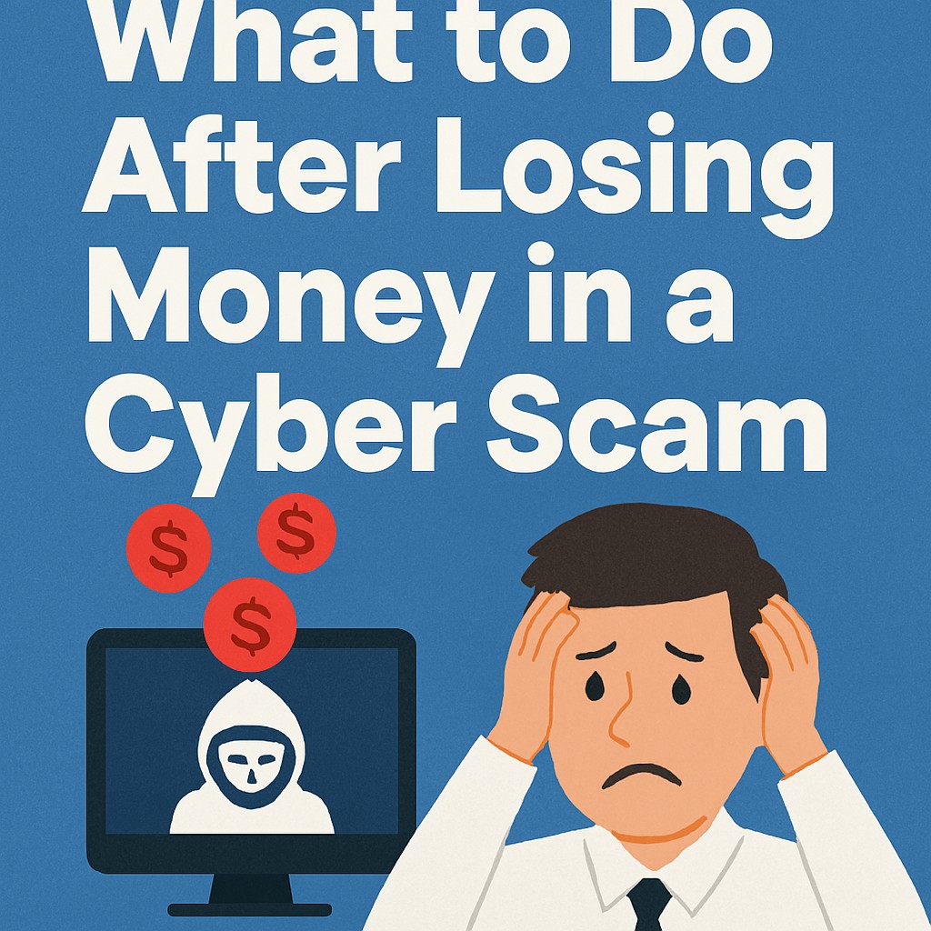 What to Do After Losing Money in a Cyber Scam
